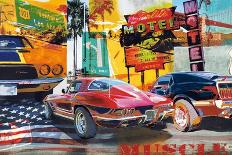 Muscle Cars-Ray Foster-Art Print