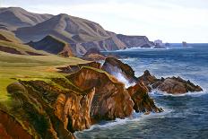California Hills-Ray Strong-Mounted Art Print