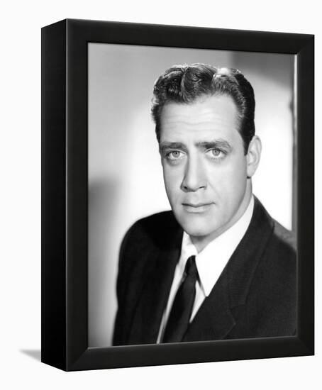 Raymond Burr - Perry Mason-null-Framed Stretched Canvas