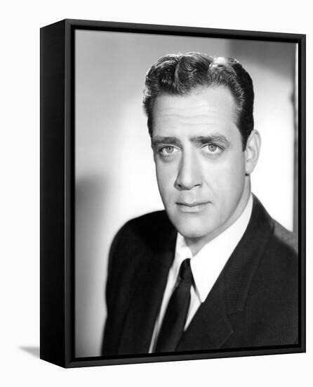 Raymond Burr - Perry Mason-null-Framed Stretched Canvas