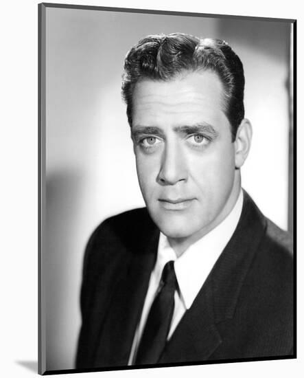 Raymond Burr - Perry Mason-null-Mounted Photo