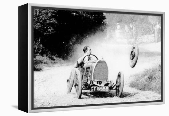 Raymond Mays' Bugatti Loses a Wheel, Early 1930s-null-Framed Premier Image Canvas