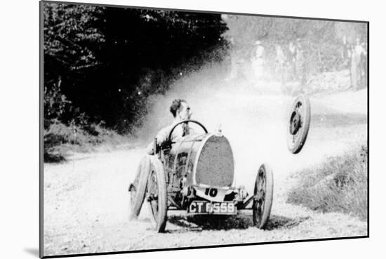 Raymond Mays' Bugatti Loses a Wheel, Early 1930s-null-Mounted Photographic Print