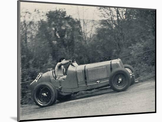'Raymond Mays (E.R.A.) breaking the record, 1935; the Shelsey Walsh Hill Climb', 1937-Unknown-Mounted Photographic Print