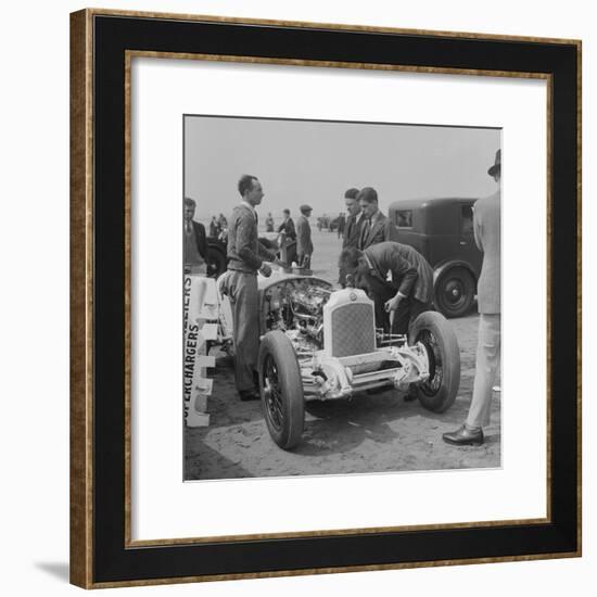 Raymond Mays Vauxhall-Villiers at a sand racing event, c1930s-Bill Brunell-Framed Photographic Print