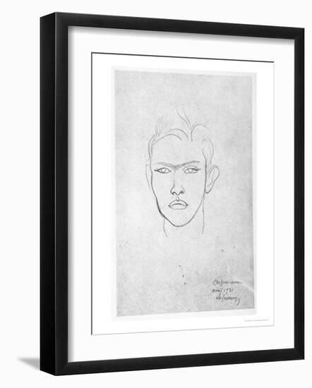 Raymond Radiguet, 1921-Roger de La Fresnaye-Framed Giclee Print