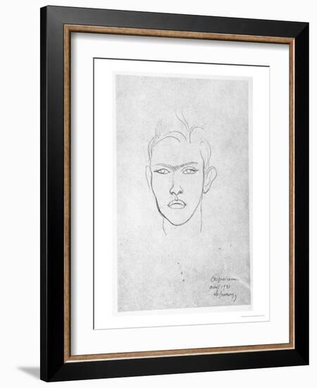 Raymond Radiguet, 1921-Roger de La Fresnaye-Framed Giclee Print