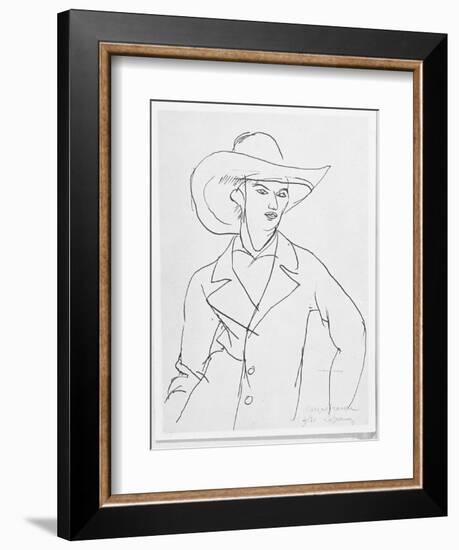 Raymond Radiguet 1921-Roger de La Fresnaye-Framed Giclee Print