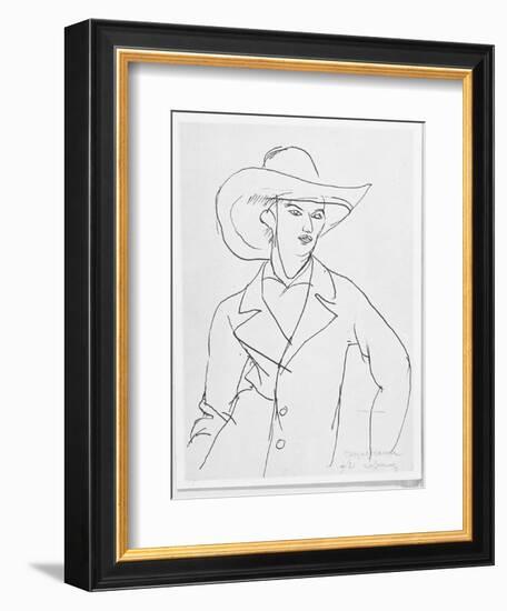 Raymond Radiguet 1921-Roger de La Fresnaye-Framed Giclee Print