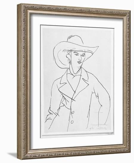 Raymond Radiguet 1921-Roger de La Fresnaye-Framed Giclee Print