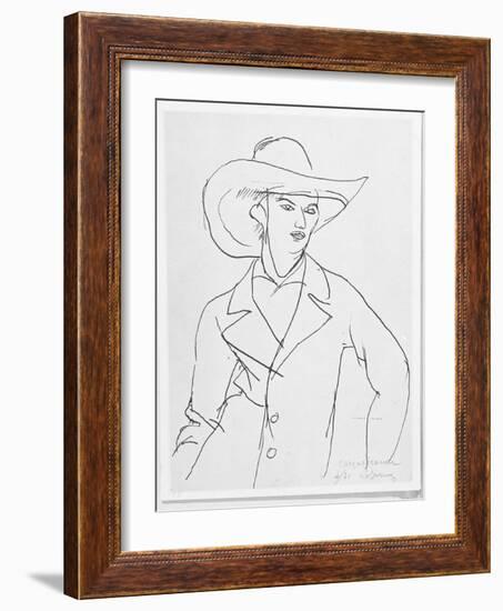 Raymond Radiguet 1921-Roger de La Fresnaye-Framed Giclee Print