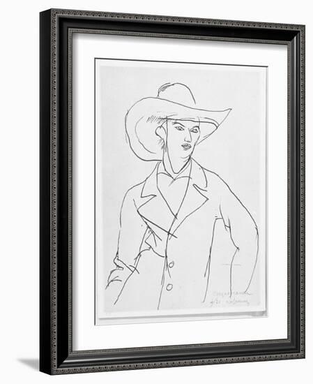 Raymond Radiguet 1921-Roger de La Fresnaye-Framed Giclee Print