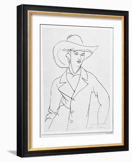 Raymond Radiguet 1921-Roger de La Fresnaye-Framed Giclee Print