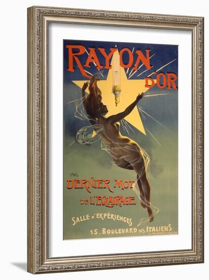 Rayon d'Or, c.1895-PAL (Jean de Paleologue)-Framed Art Print