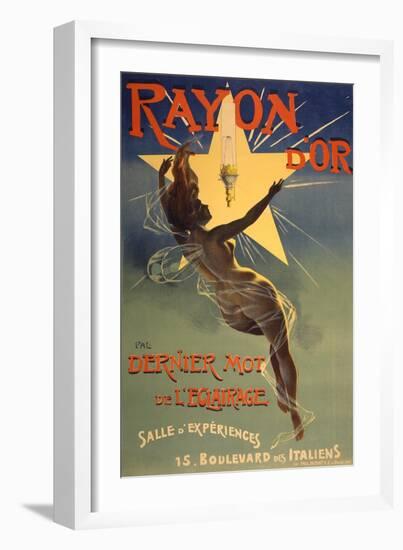 Rayon d'Or, c.1895-PAL (Jean de Paleologue)-Framed Art Print