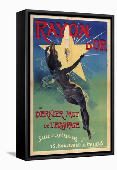 Rayon D'Or - Dernier Mot De L'Eclairage, 1895-Jean de Paléologue-Framed Premier Image Canvas