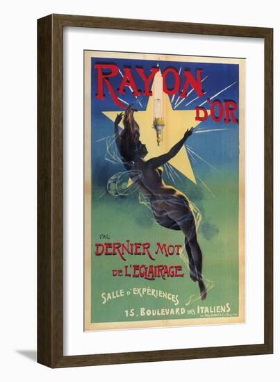 Rayon D'Or - Dernier Mot De L'Eclairage, 1895-Jean de Paléologue-Framed Giclee Print