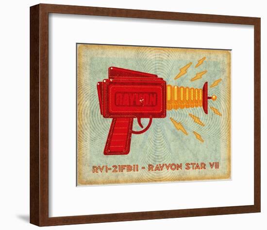 Rayvon Star VII-John Golden-Framed Art Print