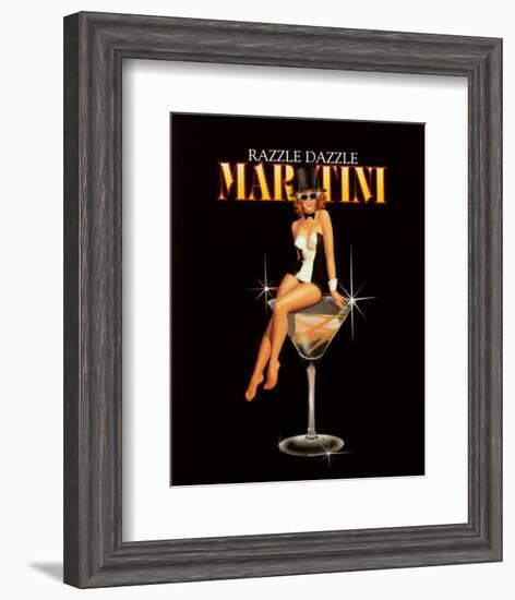 Razzle Dazzle Martini-Ralph Burch-Framed Art Print