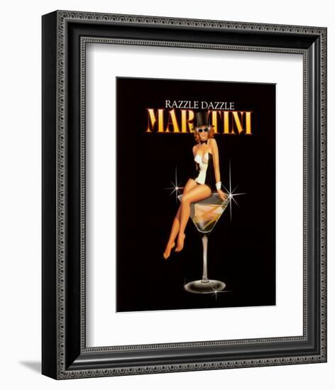 Razzle Dazzle Martini-Ralph Burch-Framed Art Print