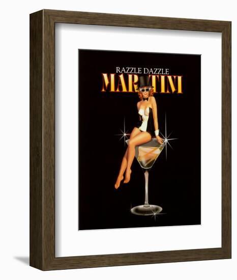 Razzle Dazzle Martini-Ralph Burch-Framed Art Print