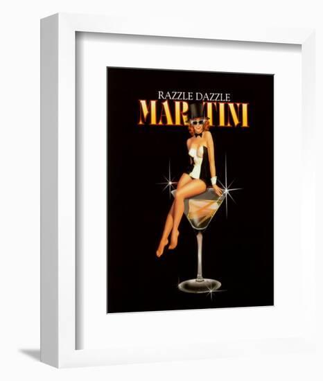 Razzle Dazzle Martini-Ralph Burch-Framed Art Print