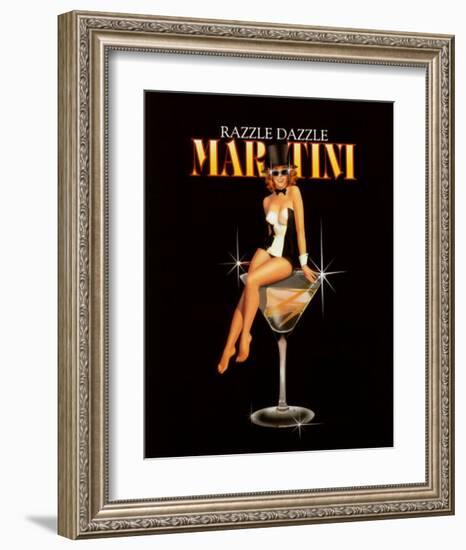 Razzle Dazzle Martini-Ralph Burch-Framed Art Print