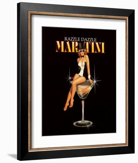 Razzle Dazzle Martini-Ralph Burch-Framed Art Print