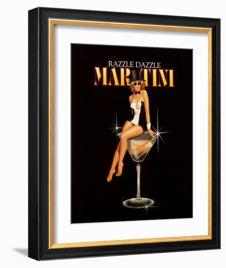 Razzle Dazzle Martini-Ralph Burch-Framed Art Print