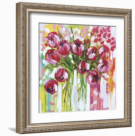 Razzle Dazzle Tulips-Amanda J^ Brooks-Framed Giclee Print