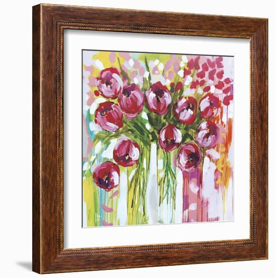 Razzle Dazzle Tulips-Amanda J^ Brooks-Framed Giclee Print