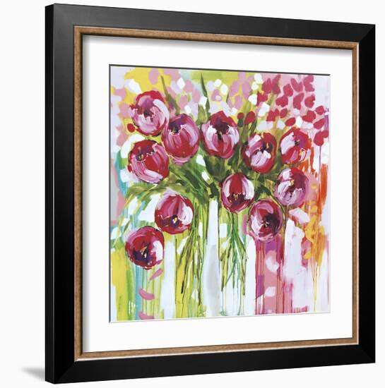 Razzle Dazzle Tulips-Amanda J^ Brooks-Framed Giclee Print