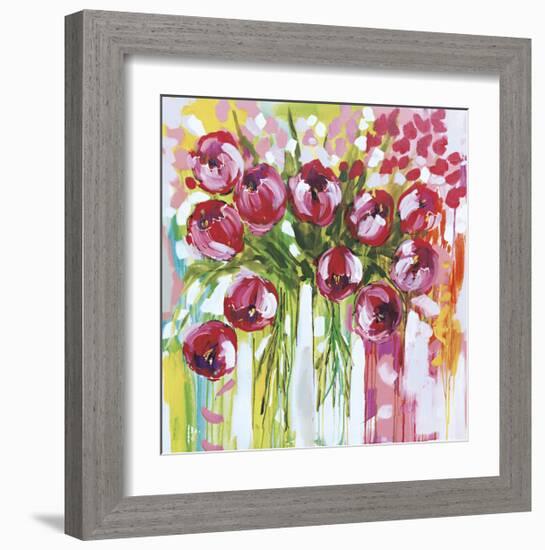 Razzle Dazzle Tulips-Amanda J^ Brooks-Framed Giclee Print