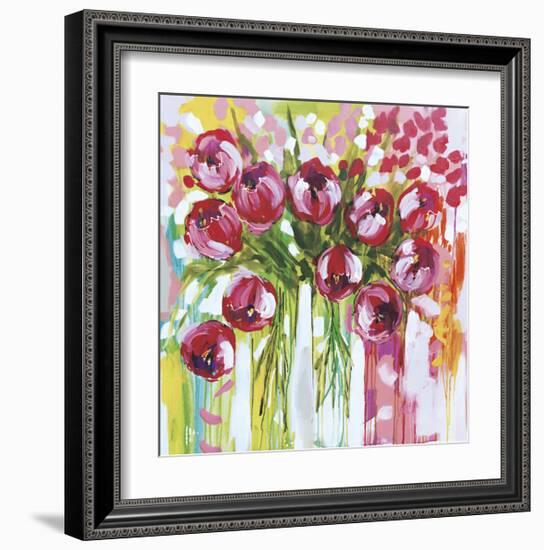 Razzle Dazzle Tulips-Amanda J^ Brooks-Framed Giclee Print