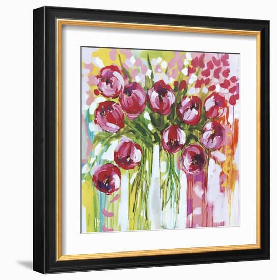 Razzle Dazzle Tulips-Amanda J^ Brooks-Framed Giclee Print