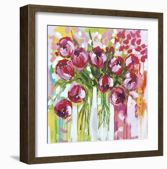 Razzle Dazzle Tulips-Amanda J^ Brooks-Framed Giclee Print