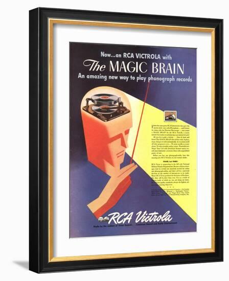 Rca Record Players, USA, 1940-null-Framed Giclee Print