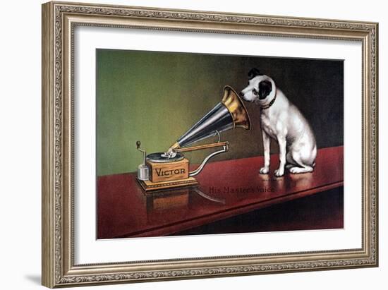 RCA Victor Trademark-null-Framed Giclee Print