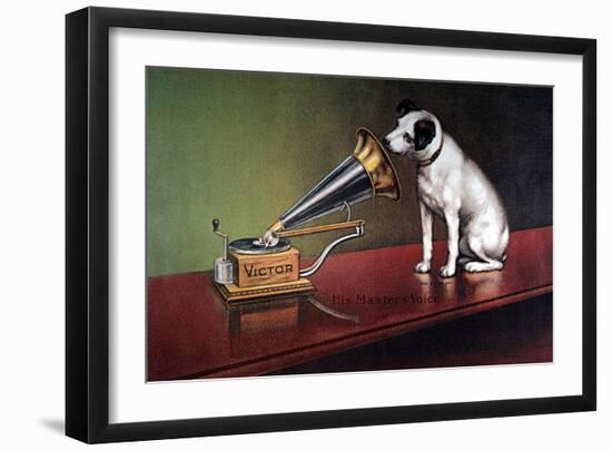 RCA Victor Trademark-null-Framed Giclee Print