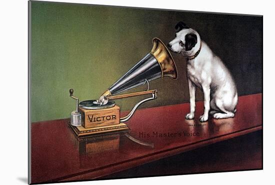 RCA Victor Trademark-null-Mounted Giclee Print