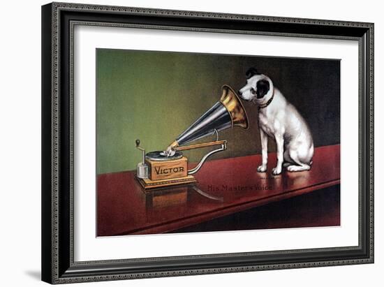 RCA Victor Trademark-null-Framed Giclee Print