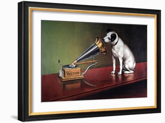 RCA Victor Trademark-null-Framed Giclee Print