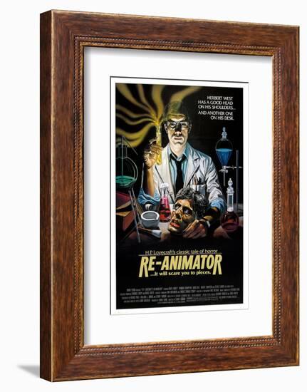 Re-Animator - Movie Poster Reproduction-null-Framed Photo