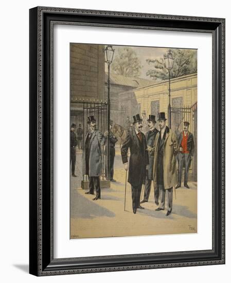 Re-Entry to the Chambres Des Deputes: Three Ghosts-French-Framed Giclee Print