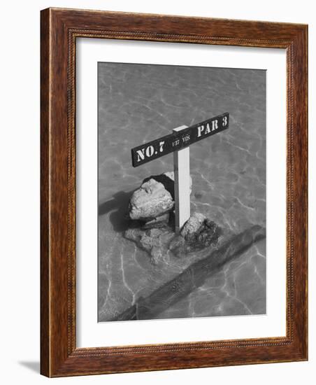 Re: Low Tide Country Club, Wake Island-null-Framed Photographic Print
