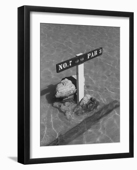 Re: Low Tide Country Club, Wake Island-null-Framed Photographic Print