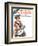 "Re-print of "Colonial Drummer"," Saturday Evening Post Cover, July/Aug 1976-Joseph Christian Leyendecker-Framed Giclee Print