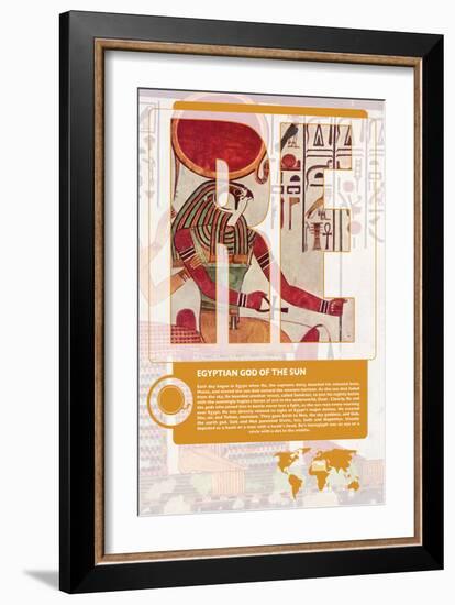 Re World Mythology Poster-Christopher Rice-Framed Art Print