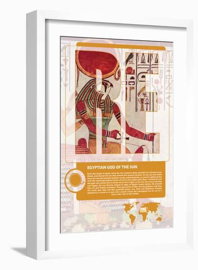 Re World Mythology Poster-Christopher Rice-Framed Art Print