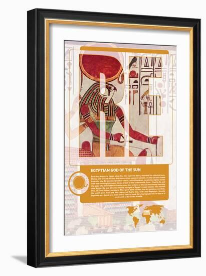 Re World Mythology Poster-Christopher Rice-Framed Art Print